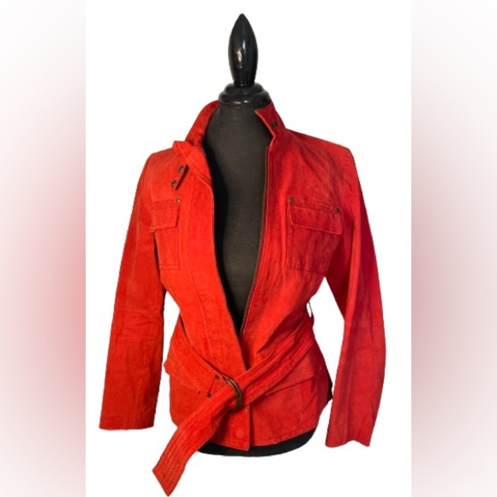 Rogue Genuine Leather Red Jacket
